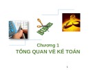 Bài giảng môn Nguyên lý kế toán - Chương 1: Tổng quan về kế toán