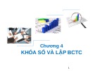 Bài giảng môn Nguyên lý kế toán - Chương 4: Khóa sổ và lập báo cáo tài chính