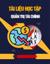 Tài liệu học tập Quản trị tài chính
